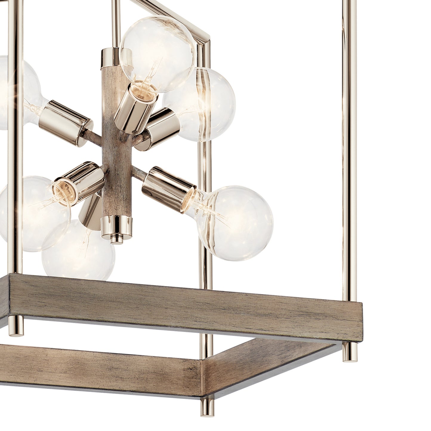 KICHLER 52092DAG Tanis Six Light Foyer Pendant Distressed Antique Gray