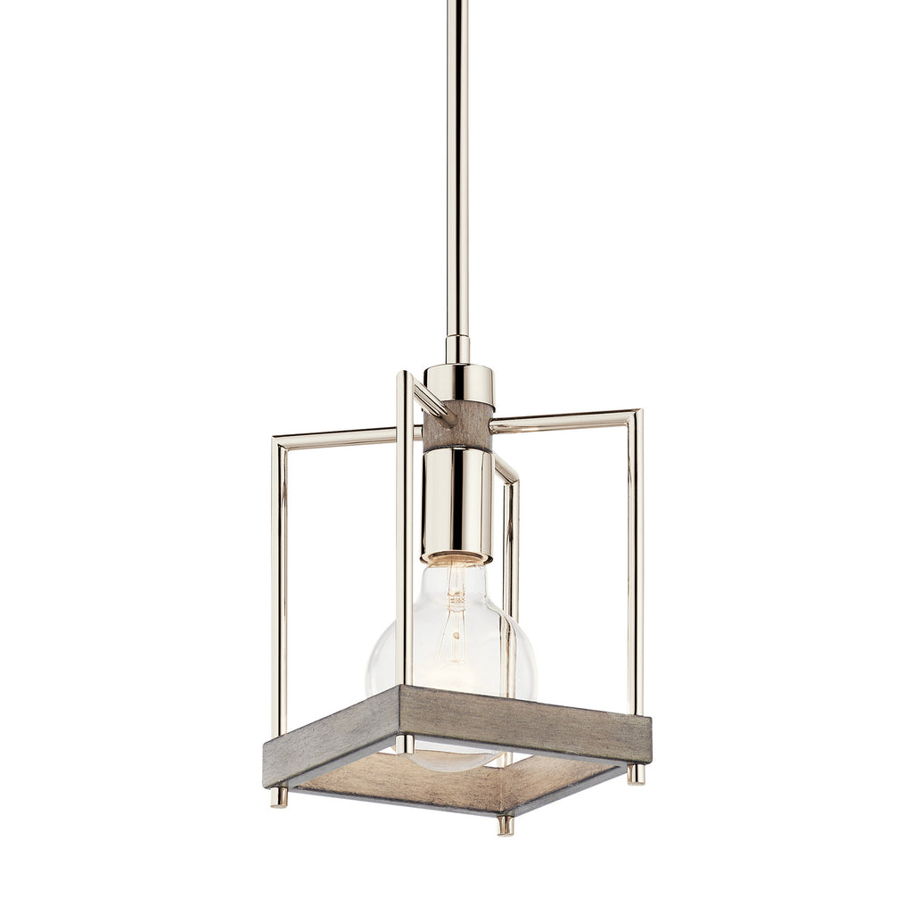KICHLER 52093DAG Tanis One Light Pendant Distressed Antique Gray