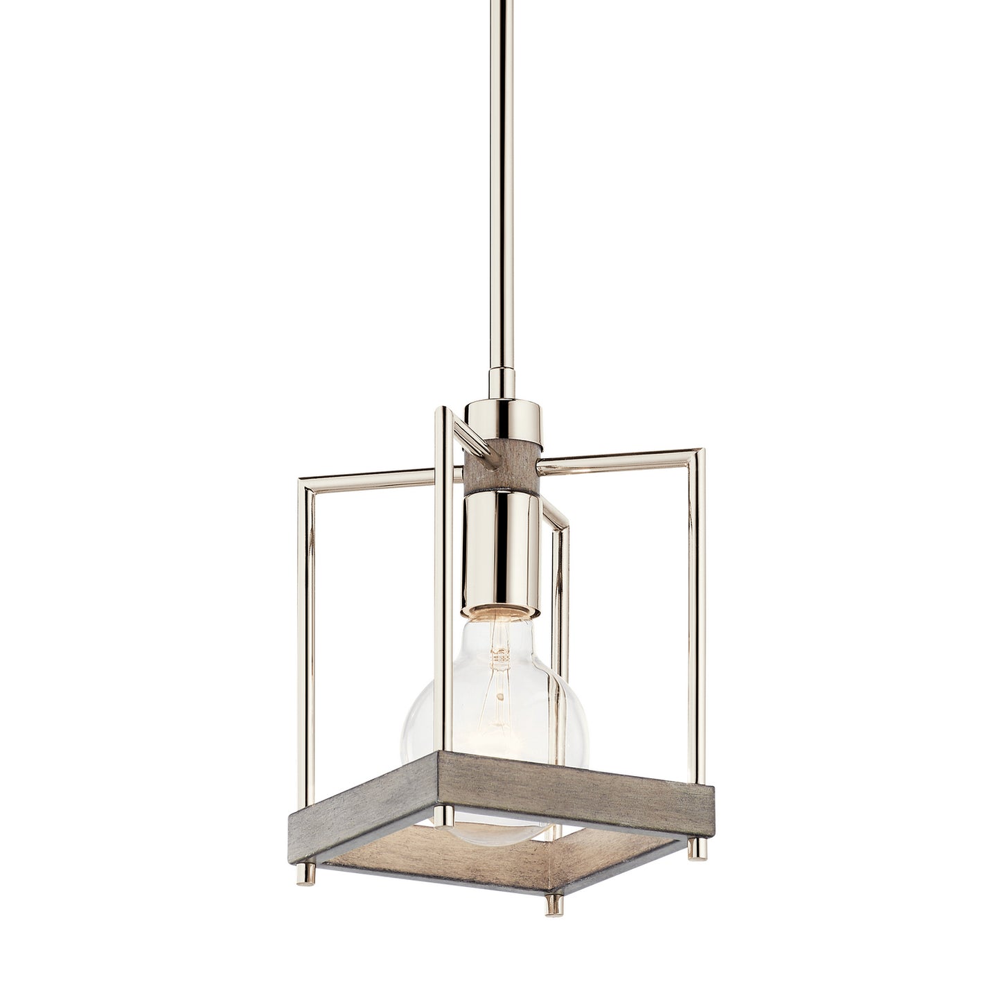 KICHLER 52093DAG Tanis One Light Pendant Distressed Antique Gray