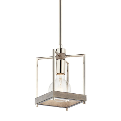 KICHLER 52093DAG Tanis One Light Pendant Distressed Antique Gray