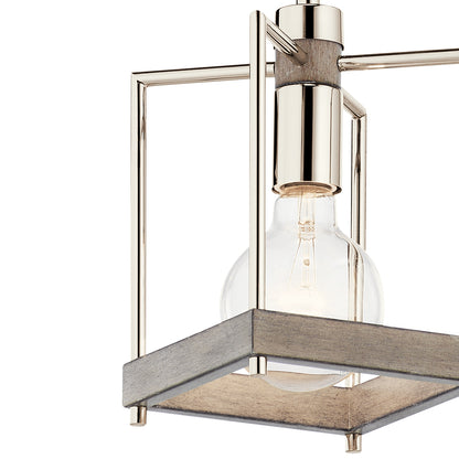 KICHLER 52093DAG Tanis One Light Pendant Distressed Antique Gray