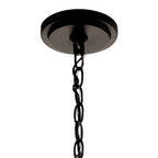 KICHLER 52107OZ Mathias 23" 6 Light Chandelier With Clear Ribbed Glass In Olde Bronze