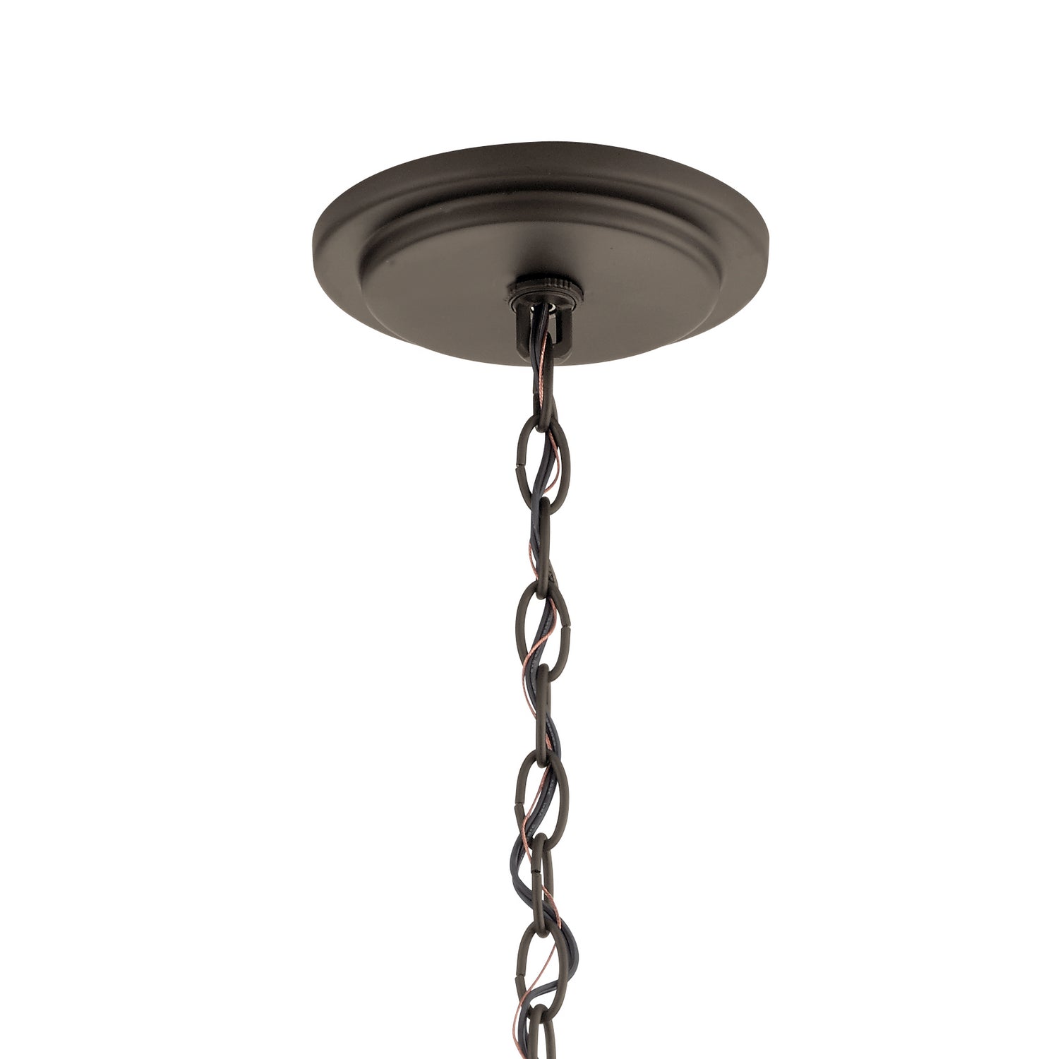 KICHLER 52109OZ Mathias 31" 15 Light 2 Tier Chandelier With Clear Ribbed Glass In Olde Bronze