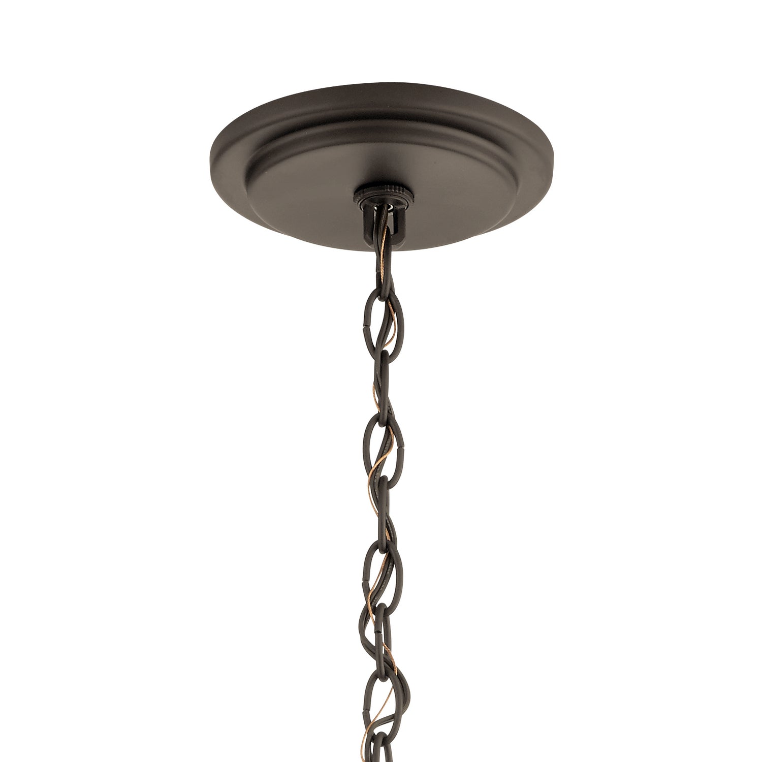 KICHLER 52110OZ Mathias 41.5" 21 Light 3 Tier Chandelier With Clear Ribbed Glass In Olde Bronze