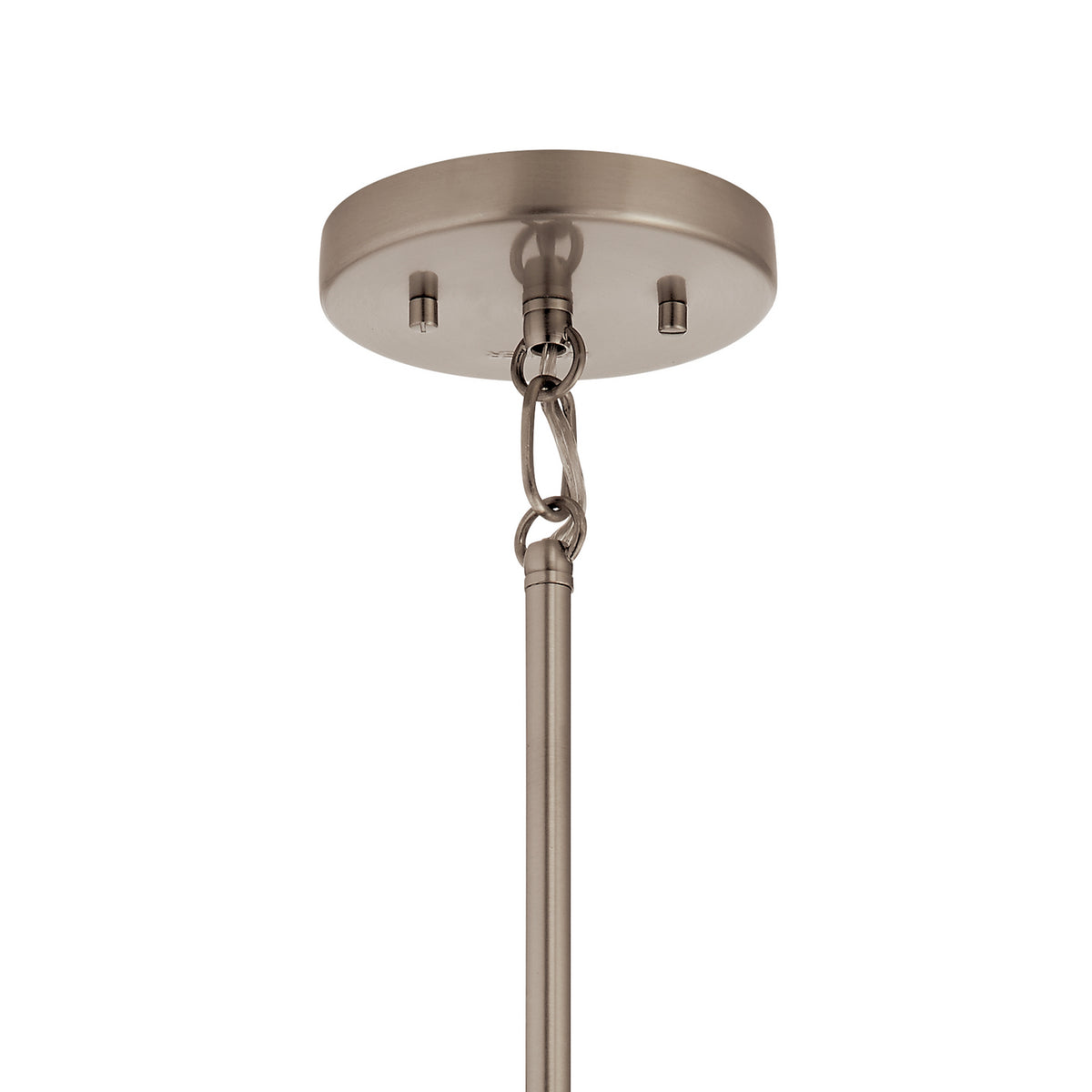 KICHLER 52125CLP Darton Three Light Pendant/Semi Flush Mount Classic Pewter