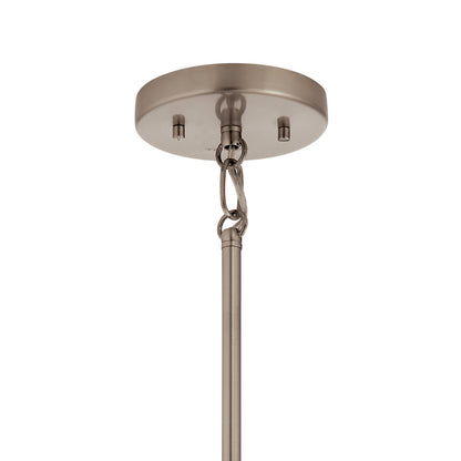 KICHLER 52125CLP Darton Three Light Pendant/Semi Flush Mount Classic Pewter