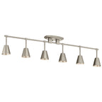 KICHLER 52130SN Sylvia Six Light Rail Light Satin Nickel