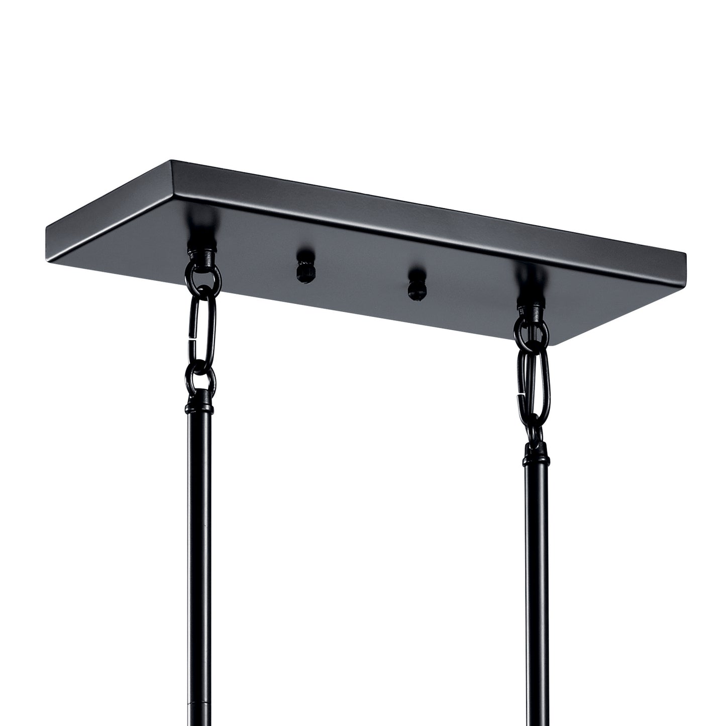 KICHLER 52140BK Sevan Five Light Linear Chandelier Black