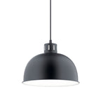 KICHLER 52152BK Zailey 9" 1 Light Pendant In Black
