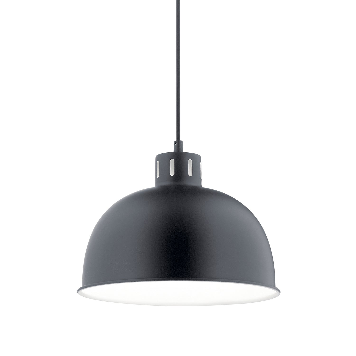 KICHLER 52152BK Zailey 9" 1 Light Pendant In Black