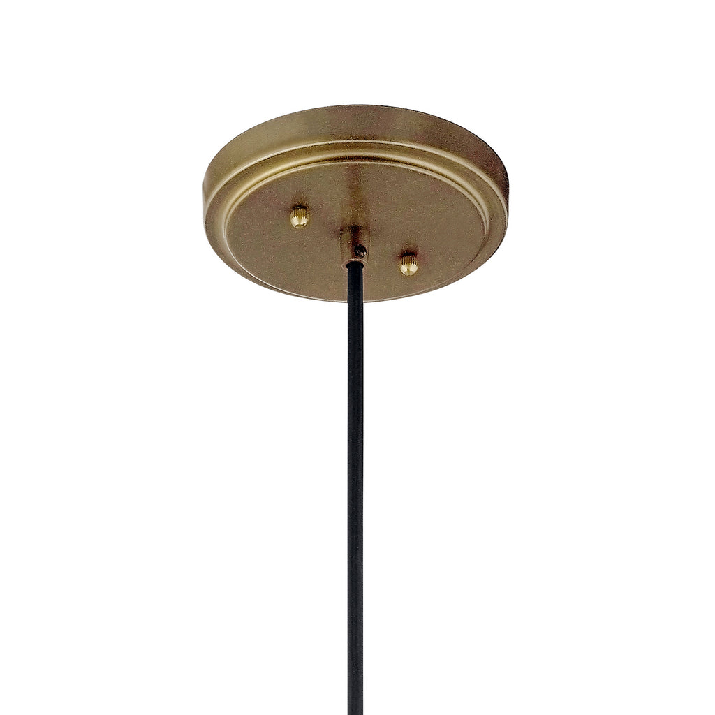 KICHLER 52152NBR Zailey 9" 1 Light Pendant In Natural Brass