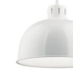 KICHLER 52152WH Zailey 9" 1 Light Pendant In White