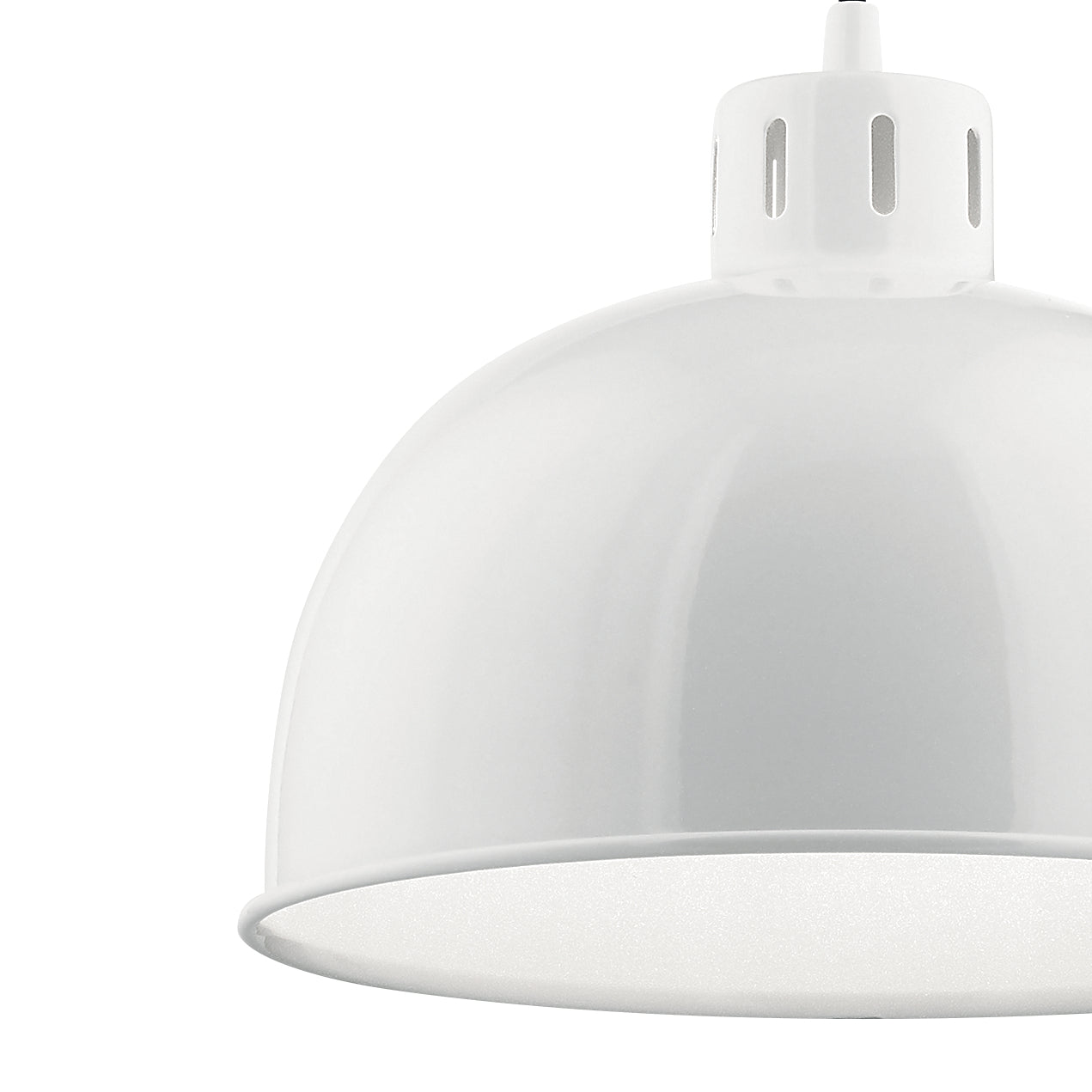 KICHLER 52152WH Zailey 9" 1 Light Pendant In White