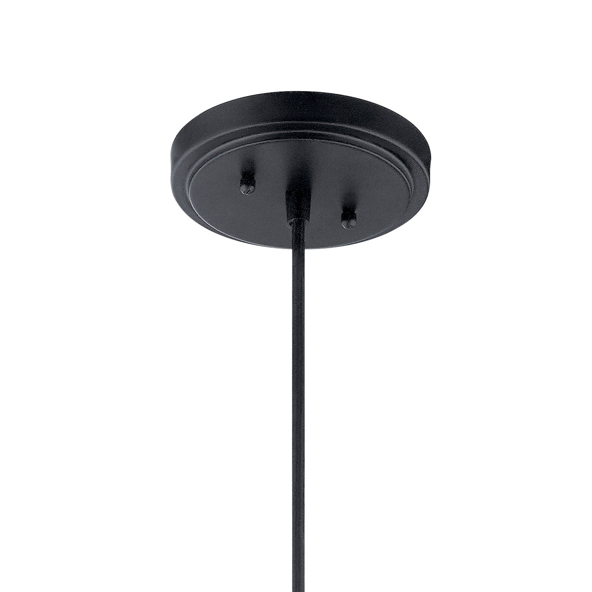 KICHLER 52153BK Zailey 12.5" 1 Light Pendant In Black