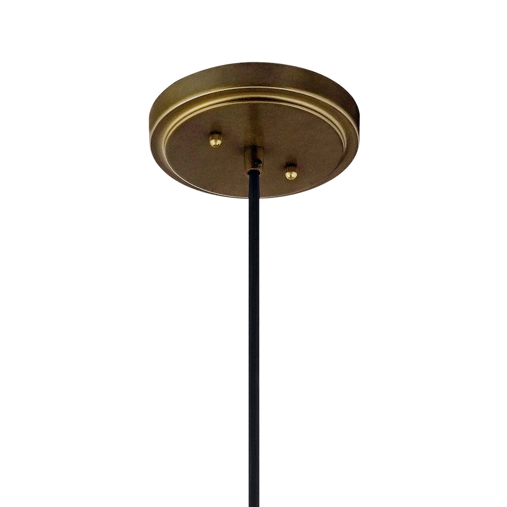 KICHLER 52153NBR Zailey 12.5" 1 Light Pendant In Natural Brass