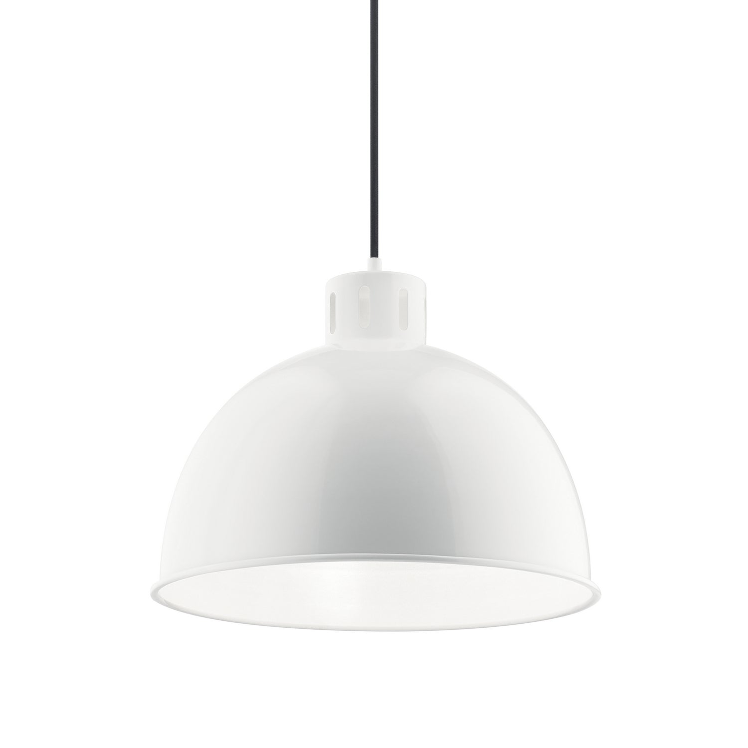 KICHLER 52153WH Zailey 12.5" 1 Light Pendant In White