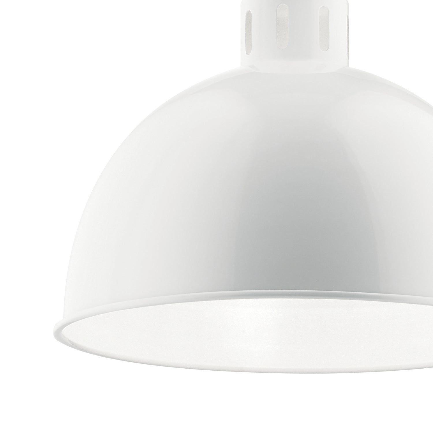 KICHLER 52153WH Zailey 12.5" 1 Light Pendant In White