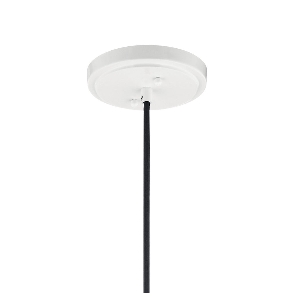 KICHLER 52153WH Zailey 12.5" 1 Light Pendant In White