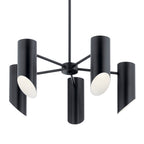 KICHLER 52160BK Trentino Five Light Chandelier Black