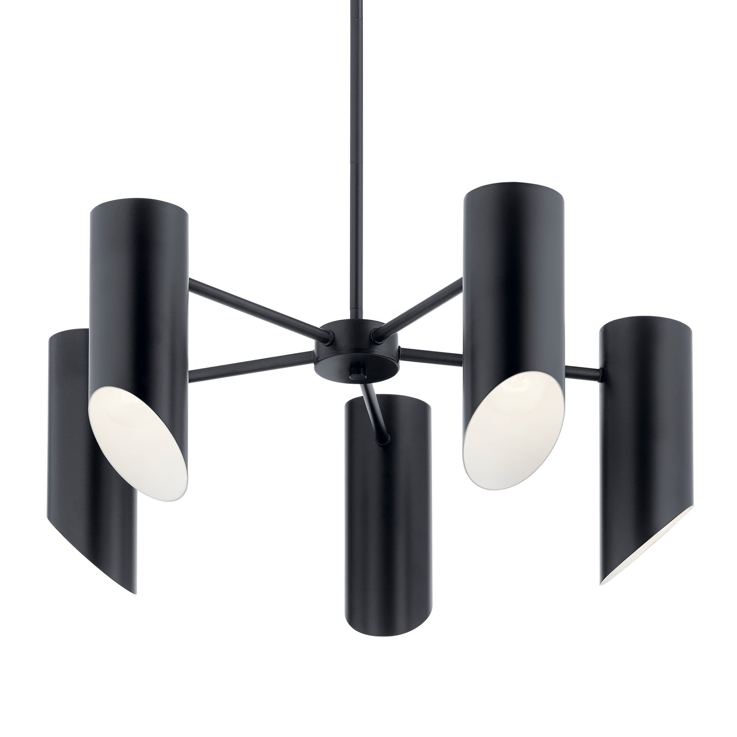 KICHLER 52160BK Trentino Five Light Chandelier Black