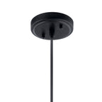 KICHLER 52176BK Zailey 9.5" 1 Light Pendant In Black