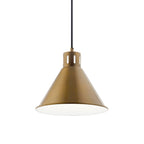 KICHLER 52176NBR Zailey 9.5" 1 Light Pendant In Natural Brass
