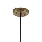 KICHLER 52176NBR Zailey 9.5" 1 Light Pendant In Natural Brass
