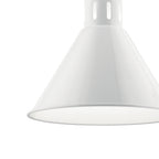 KICHLER 52176WH Zailey 9.5" 1 Light Pendant In White