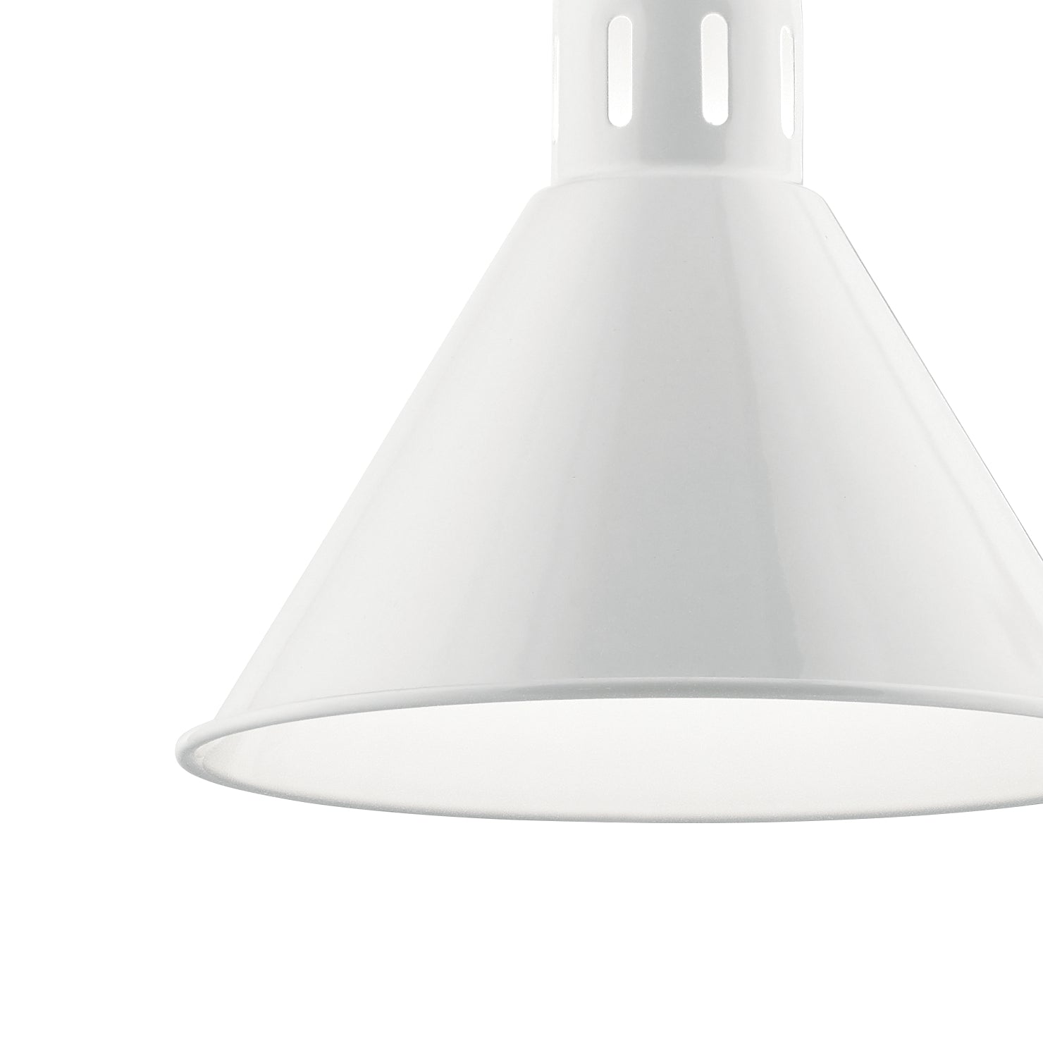 KICHLER 52176WH Zailey 9.5" 1 Light Pendant In White