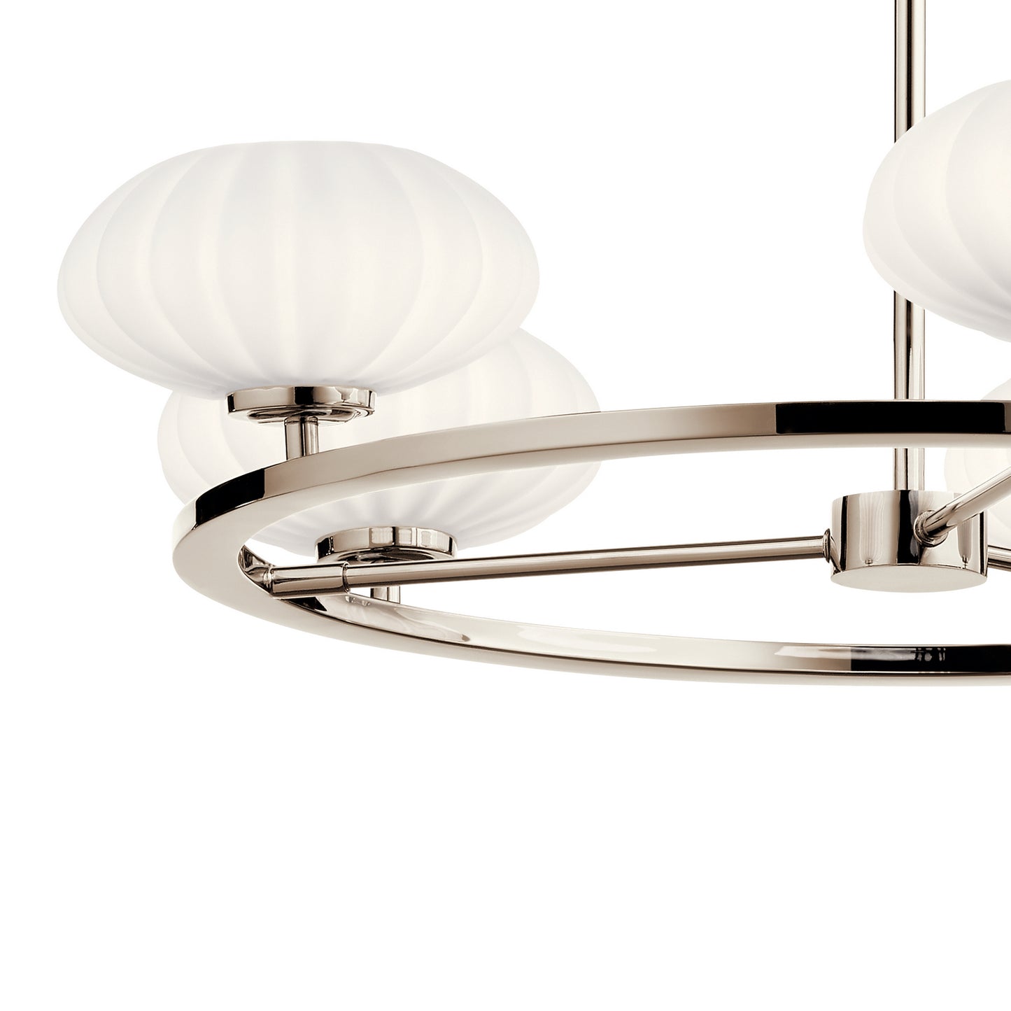 KICHLER 52223PN Pim Six Light Chandelier Polished Nickel