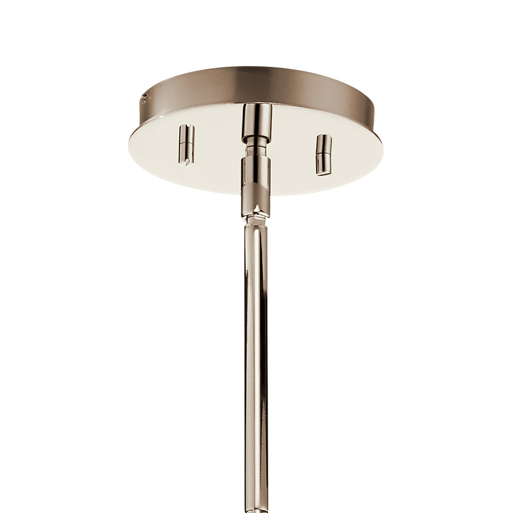 KICHLER 52223PN Pim Six Light Chandelier Polished Nickel