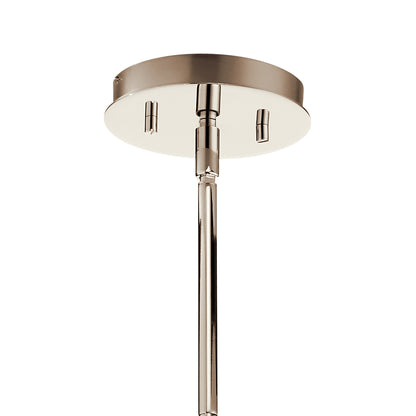 KICHLER 52223PN Pim Six Light Chandelier Polished Nickel