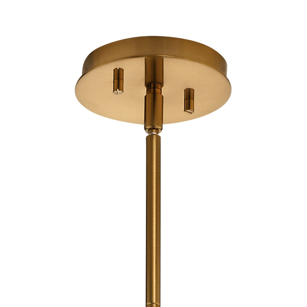 KICHLER 52225FXG Pim 40" 7 Light Round Chandelier with Satin Etched Cased Opal Glass in Fox Gold