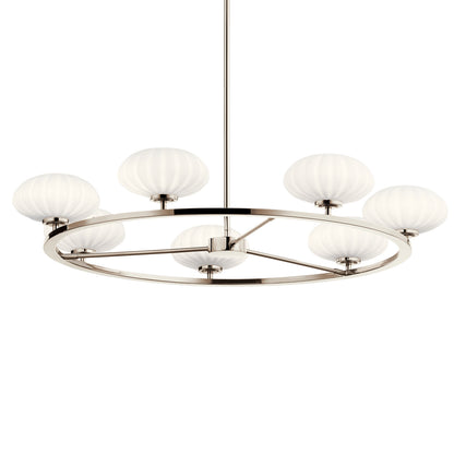 KICHLER 52225PN Pim Seven Light Chandelier Polished Nickel