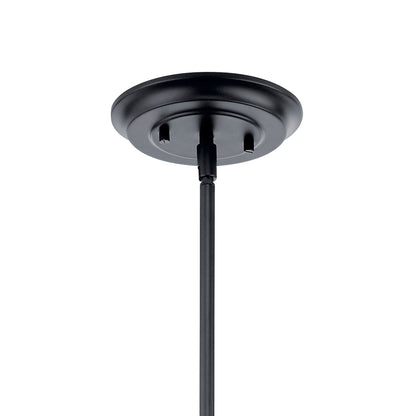 KICHLER 52255BK Hatton Eight Light Chandelier Black