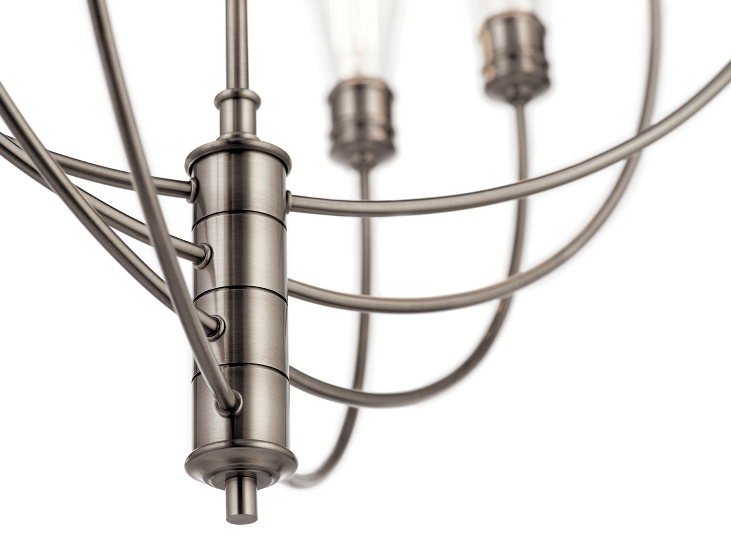KICHLER 52255CLP Hatton Eight Light Chandelier Classic Pewter