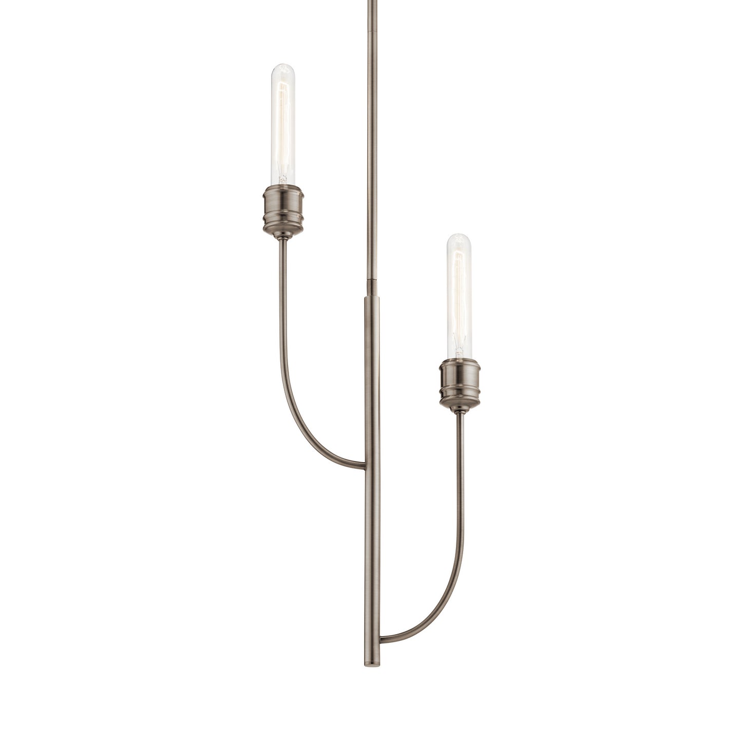 KICHLER 52258CLP Hatton Two Light Pendant Classic Pewter
