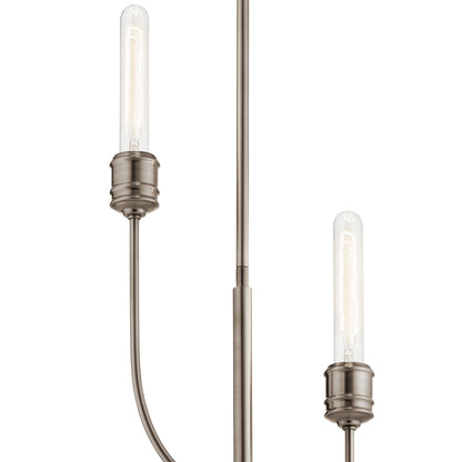 KICHLER 52258CLP Hatton Two Light Pendant Classic Pewter