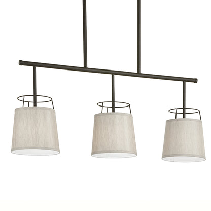 KICHLER 52263OZ Marika Three Light Linear Chandelier Olde Bronze