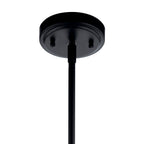 KICHLER 52268BK Voclain Three Light Chandelier/Semi Flush Mount Black