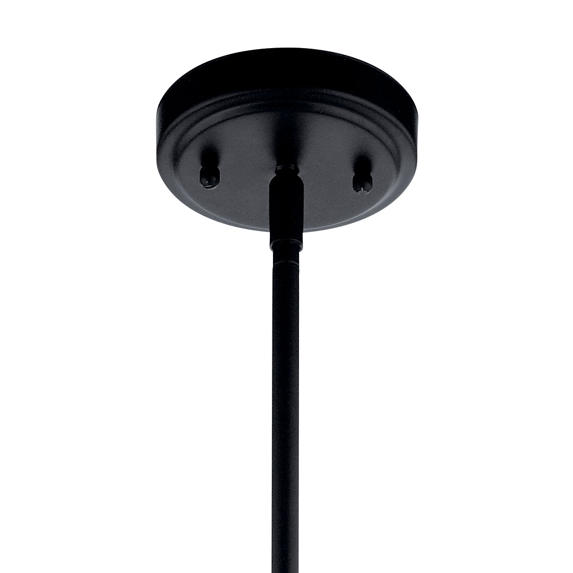 KICHLER 52268BK Voclain Three Light Chandelier/Semi Flush Mount Black