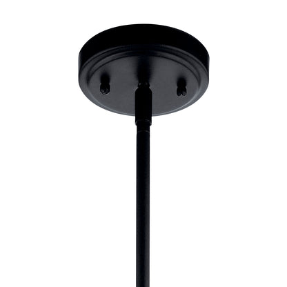 KICHLER 52268BK Voclain Three Light Chandelier/Semi Flush Mount Black