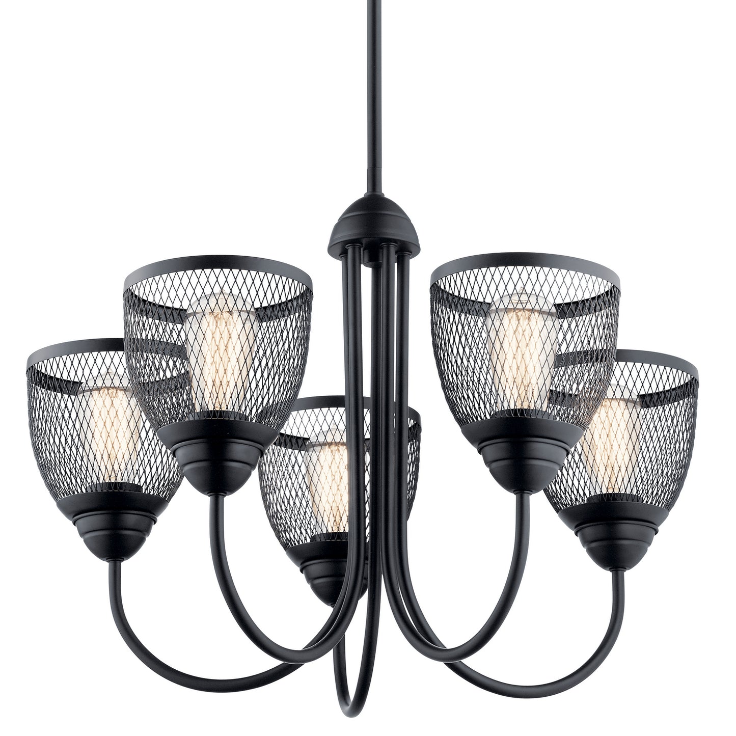 KICHLER 52269BK Voclain Five Light Chandelier Black