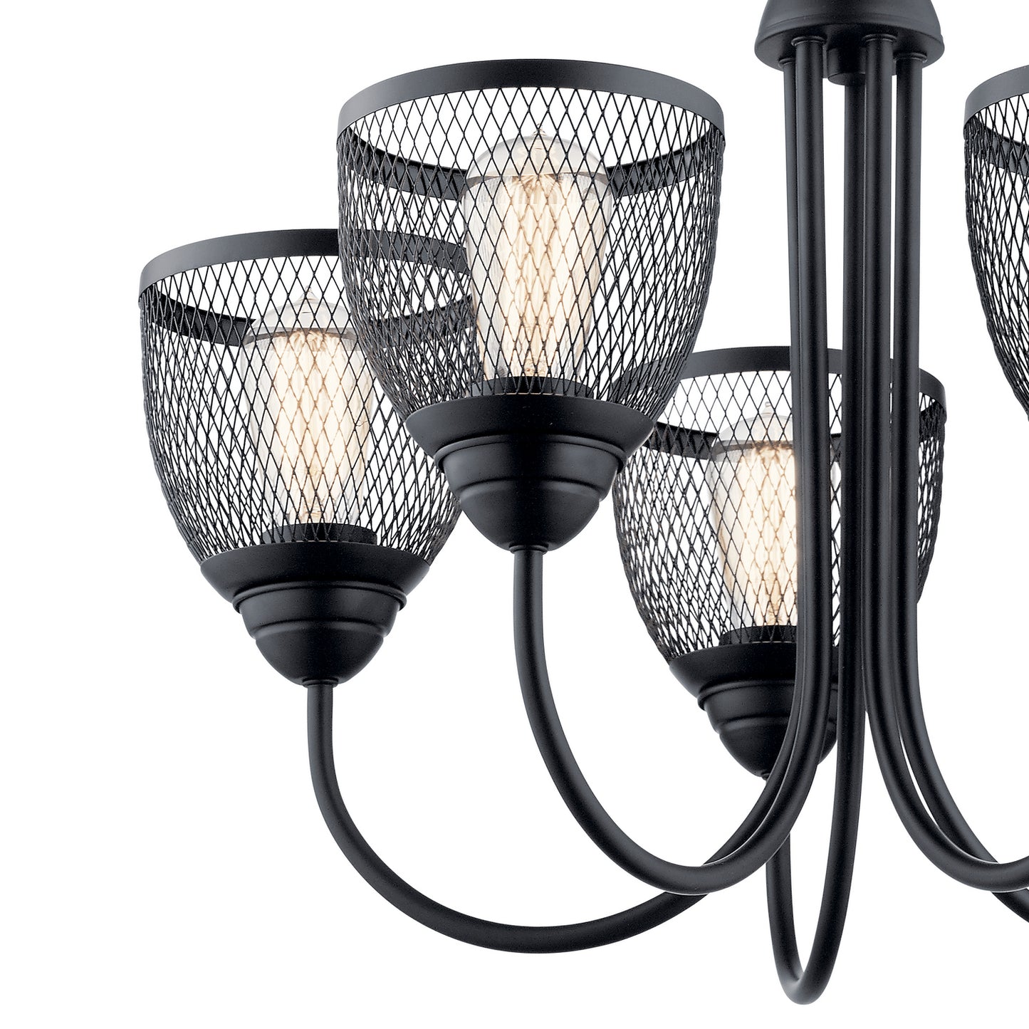 KICHLER 52269BK Voclain Five Light Chandelier Black