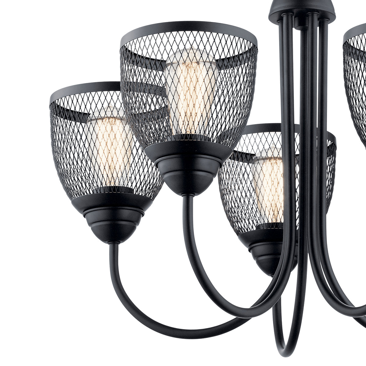 KICHLER 52269BK Voclain Five Light Chandelier Black