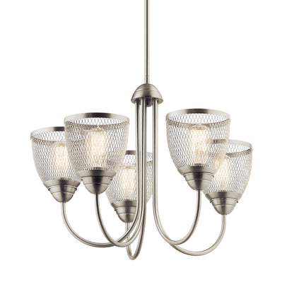 KICHLER 52269NI Voclain Five Light Chandelier Brushed Nickel
