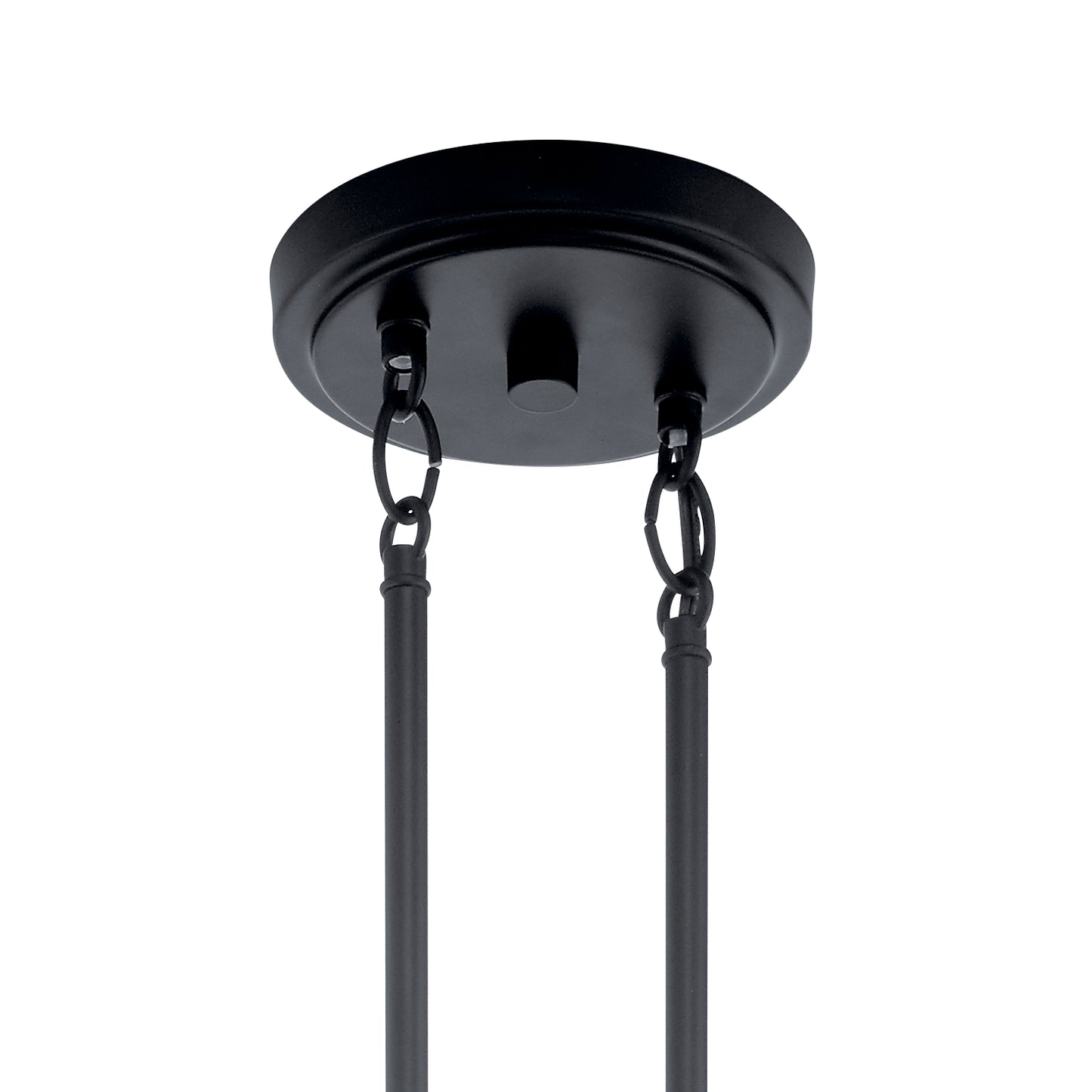 KICHLER 52273BK Voclain Four Light Linear Chandelier Black