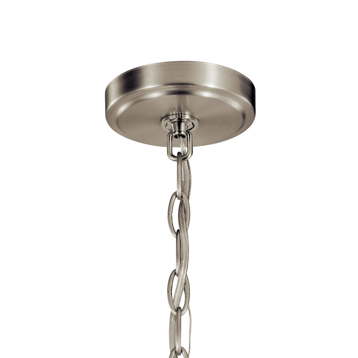 KICHLER 52275NI Tula Three Light Chandelier/Semi Flush Mount Brushed Nickel