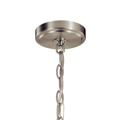 KICHLER 52275NI Tula Three Light Chandelier/Semi Flush Mount Brushed Nickel