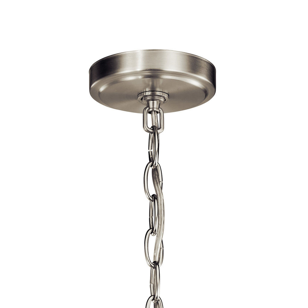 KICHLER 52279NI Tula Four Light Foyer Chandelier Brushed Nickel